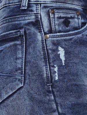 frayed hem distressed denim shorts - 16269893 - Standard Image - 5