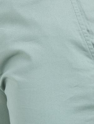 green flat front casual trouser - 16270659 - Standard Image - 5