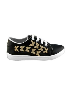 black lace-up sneakers - 16270968 - Standard Image - 2