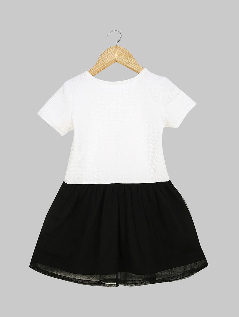 white cotton blend frock - 16271712 - Zoom Image - 2