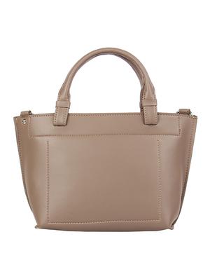 brown leatherette (pu) regular sling bag - 16271834 - Standard Image - 2