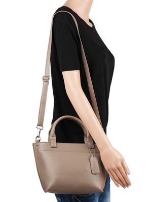 brown leatherette (pu) regular sling bag - 16271834 - Standard Image - 5