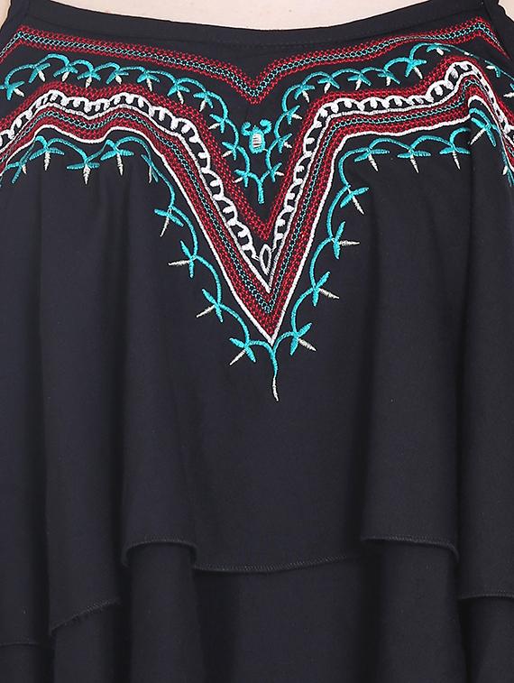 Embroidered layered crop top - 16272224 - Zoom Image - 5
