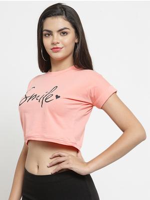 Quirky text crop top - 16272297 - Standard Image - 2