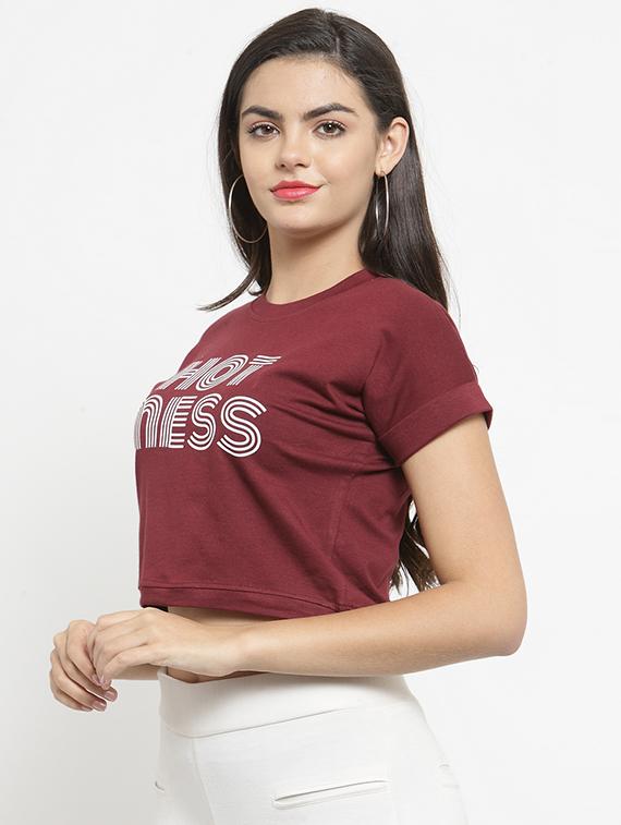 Quirky text crop top - 16272301 - Zoom Image - 2