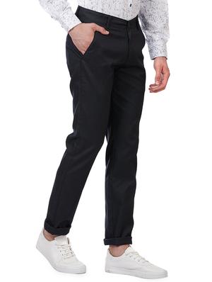 blue textured chinos - 16273055 - Standard Image - 2