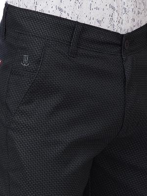 blue textured chinos - 16273055 - Standard Image - 5