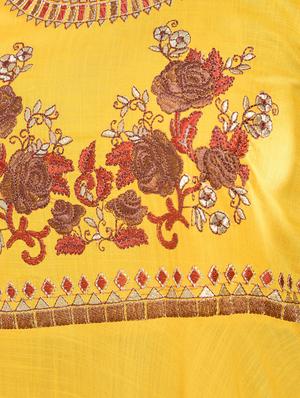 floral embroidered flared kurta - 16273513 - Standard Image - 5