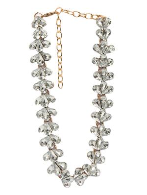 silver metal short necklace - 16273679 - Standard Image - 2