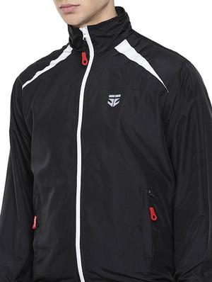 black polyester casual jacket - 16273756 - Standard Image - 5