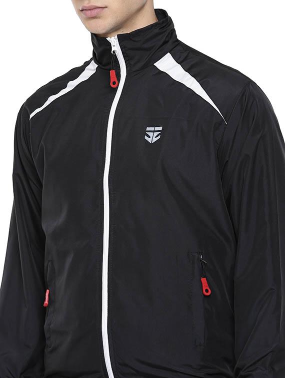 black polyester casual jacket - 16273756 - Zoom Image - 5