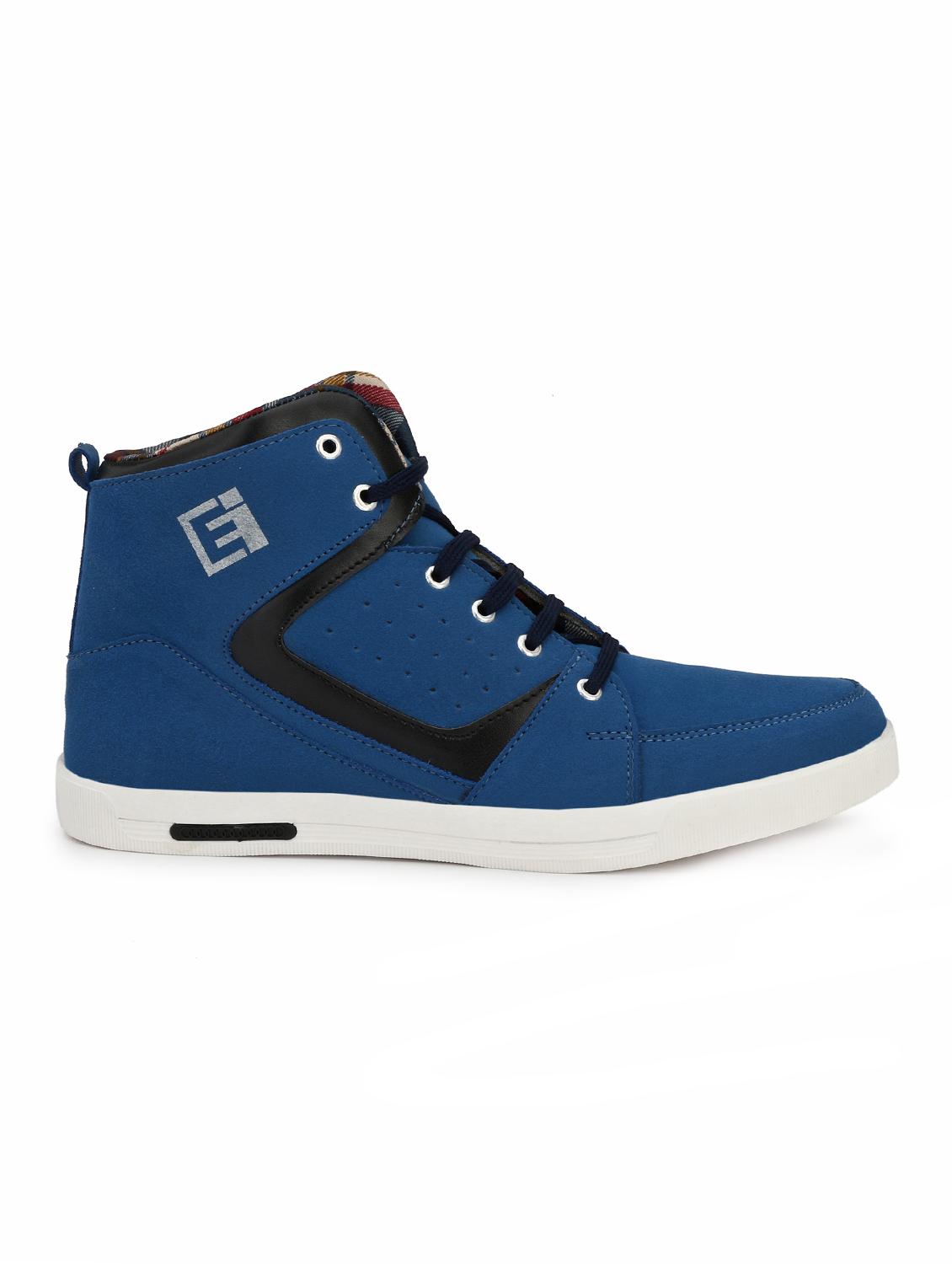 blue suede lace up sneakers - 16274483 - Zoom Image - 2