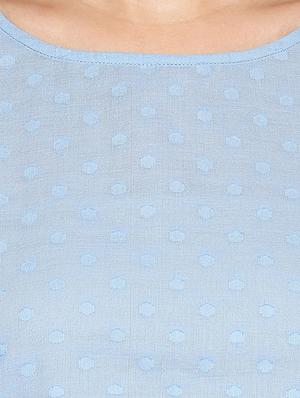 flutter sleeved dobby crop top - 16274842 - Standard Image - 5