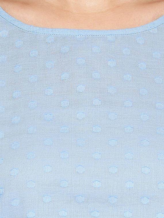 flutter sleeved dobby crop top - 16274842 - Zoom Image - 5