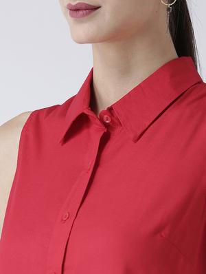 button up sleeveless shirt - 16275182 - Standard Image - 5