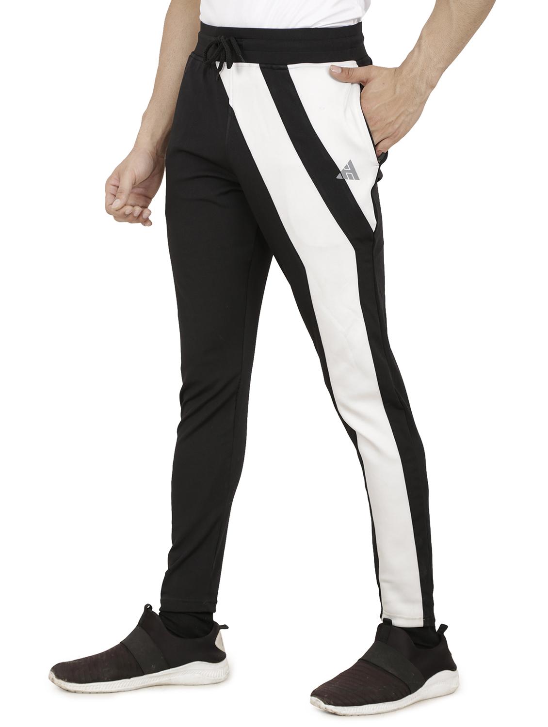 black ankle length track pant - 16275885 - Zoom Image - 2