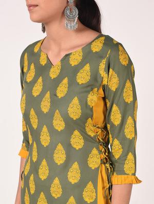printed kurta pant set - 16276099 - Standard Image - 5