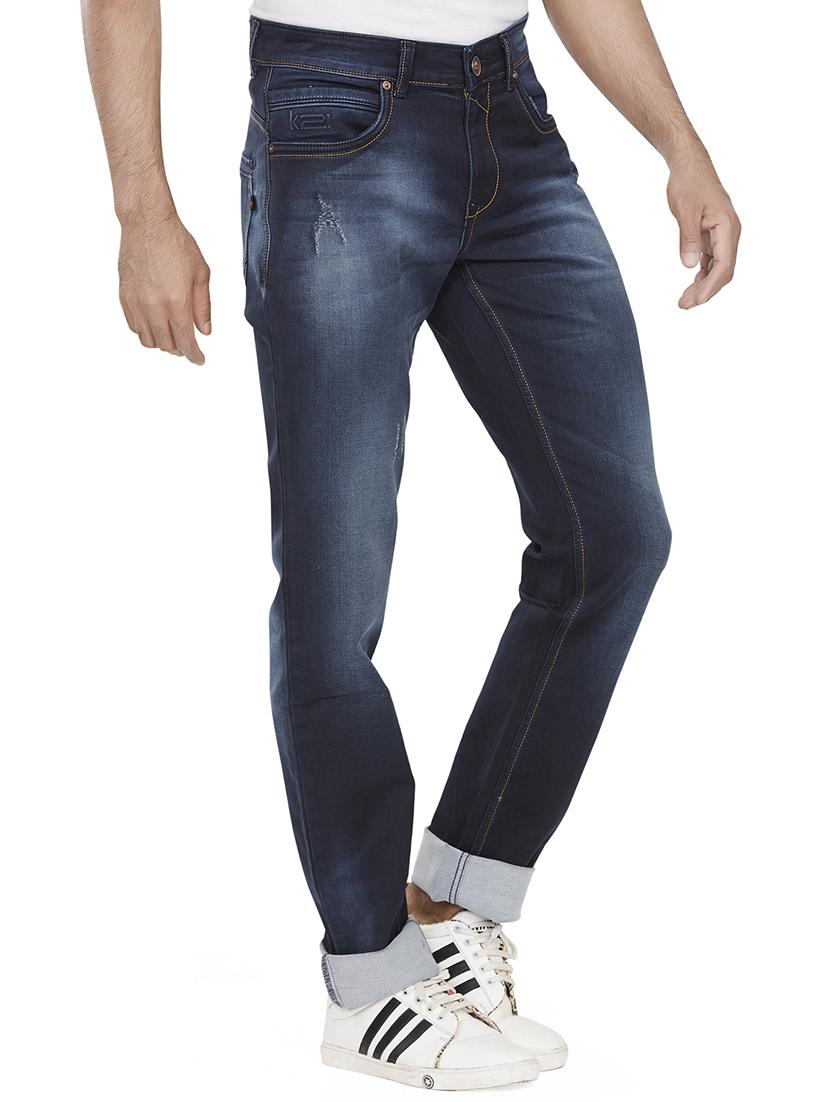 blue heavy washed jeans - 16276871 - Zoom Image - 2