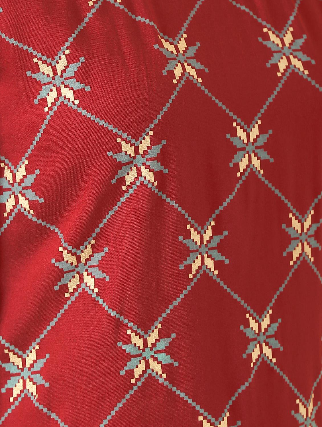 printed a-line kurta palazzo set - 16277130 - Zoom Image - 5