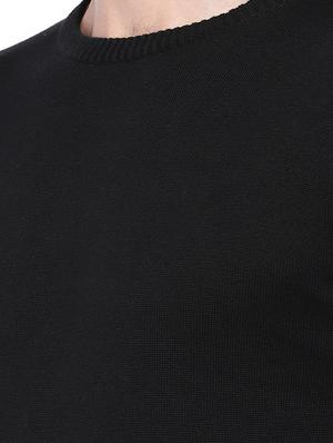 black solid pullover - 16279773 - Standard Image - 5