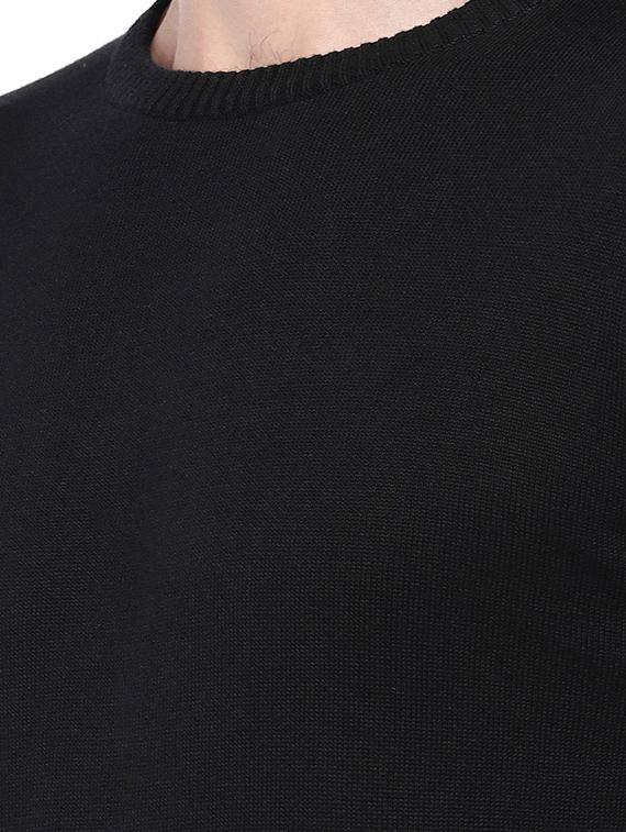 black solid pullover - 16279773 - Zoom Image - 5
