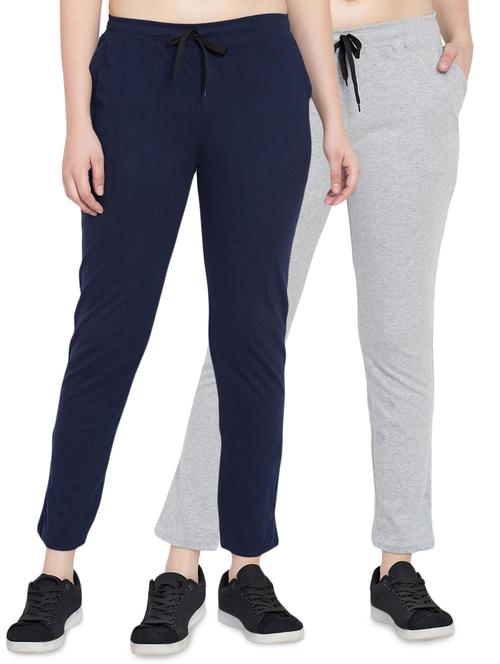 set of 2 drawstring waist track pant - 16279894 - Standard Image - 1