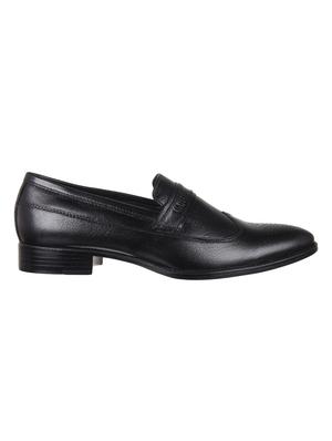 black leather slipons - 16280553 - Standard Image - 2