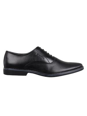 black leather lace-up oxfords - 16281188 - Standard Image - 2