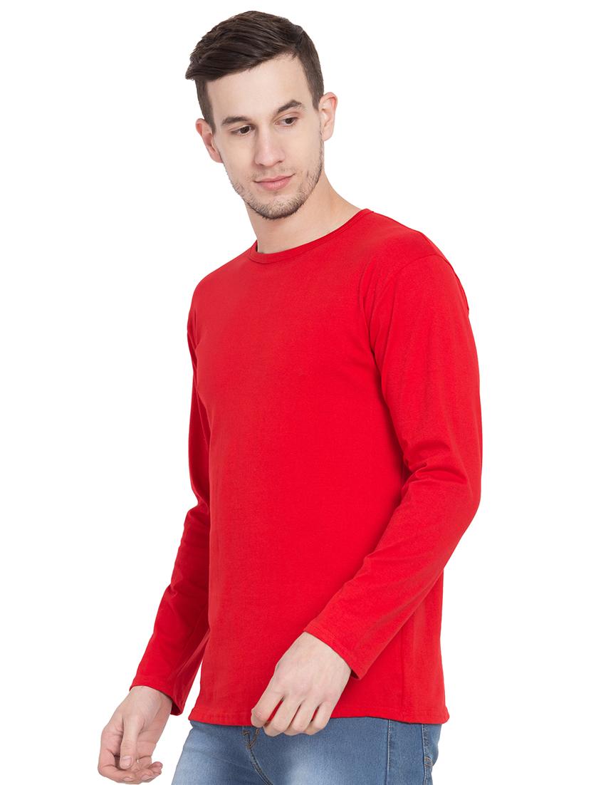 red solid t-shirt - 16281657 - Zoom Image - 2