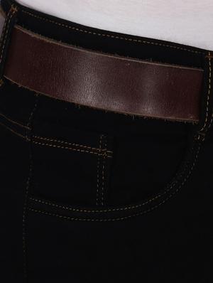 black denim plain jeans - 16282156 - Standard Image - 5