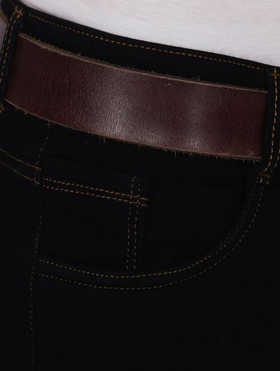 black denim plain jeans - 16282156 - Zoom Image - 5