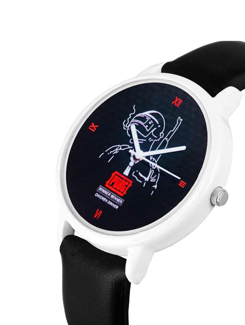 Shunya Pubg Printed Black Dial Analog Watch - For Men - 16282392 - Zoom Image - 2