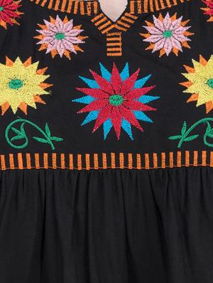 long sleeved embroidered top - 16282552 - Standard Image - 5