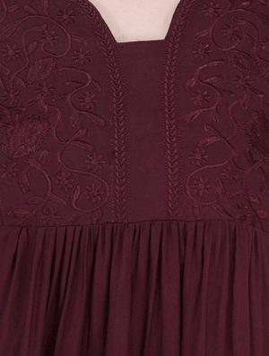 gather detail embroidered top - 16282554 - Standard Image - 5