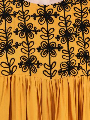 gather detail embroidered top - 16282569 - Standard Image - 5