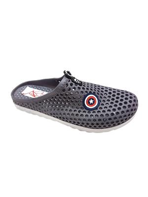 grey rubber slip on mules - 16282729 - Standard Image - 2