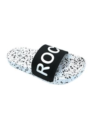 white rubber slip on flip flops - 16282781 - Standard Image - 2
