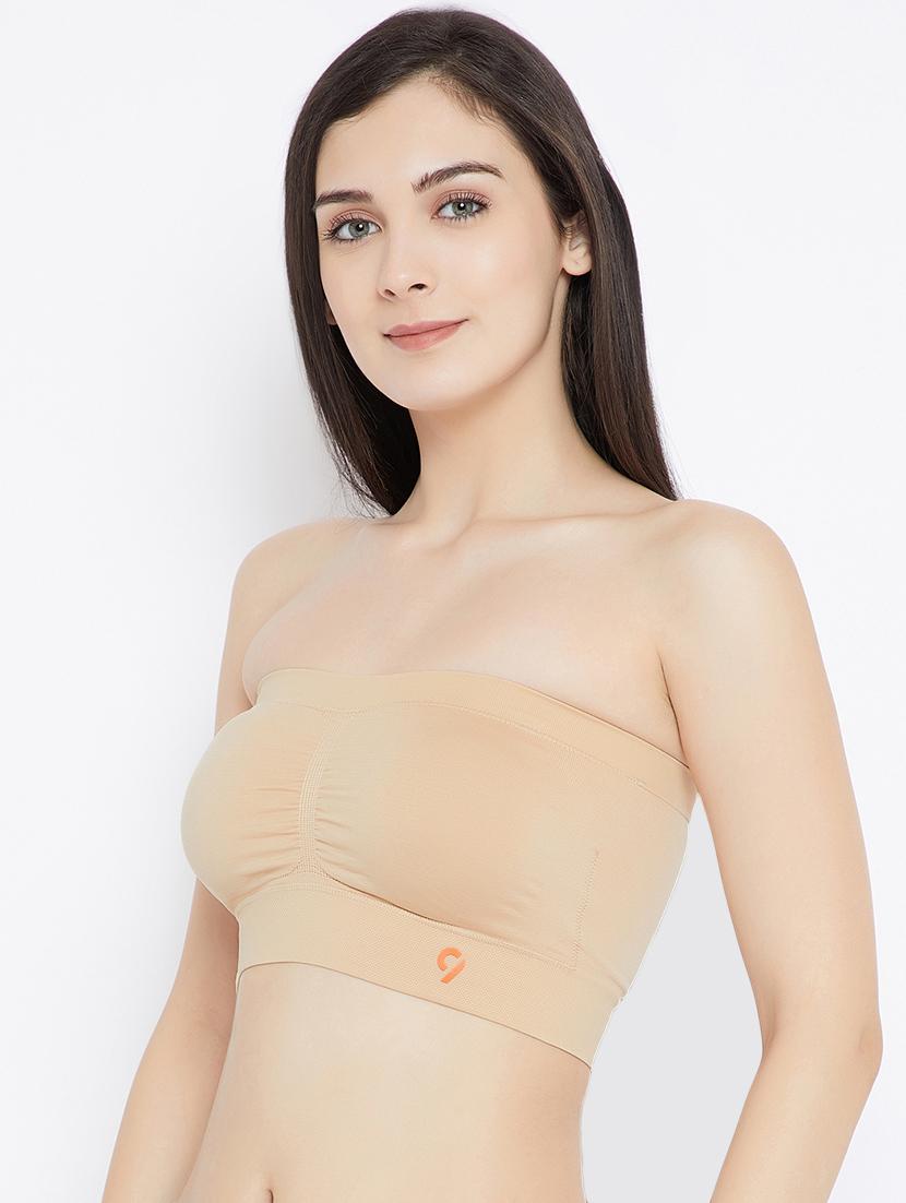 ruched detail tube bra - 16284879 - Zoom Image - 2