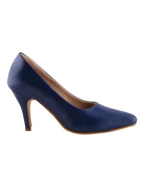 blue slip on pumps - 16285077 - Standard Image - 2