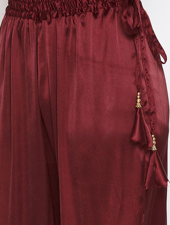 block printed top with sharara set - 16286146 - Zoom Image - 5