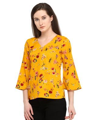 V-neck floral top - 16286159 - Standard Image - 2