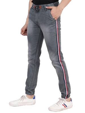 grey denim joggers - 16286418 - Standard Image - 2