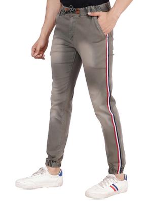 grey denim joggers - 16286420 - Standard Image - 2