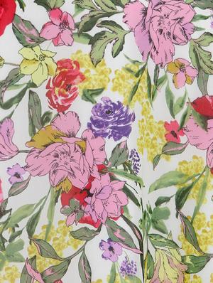 high rise floral flared skirt - 16287130 - Standard Image - 5