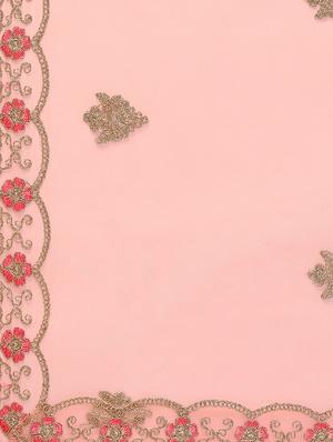 floral embroidered flared lehenga - 16287461 - Standard Image - 5