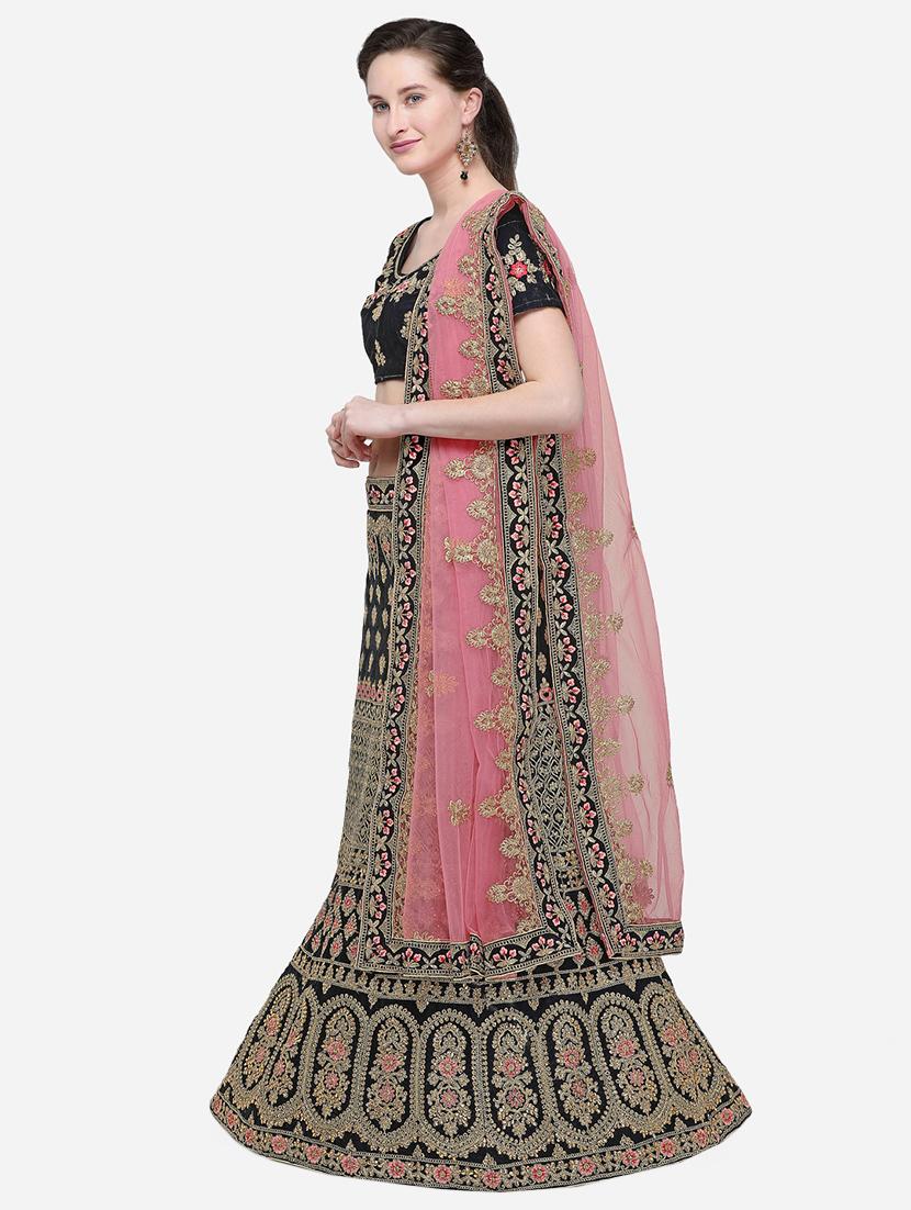 embroidered flared lehenga - 16287467 - Zoom Image - 2
