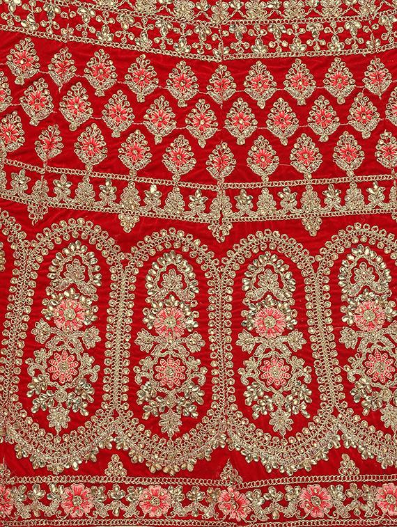 embroidered flared lehenga - 16287468 - Zoom Image - 5
