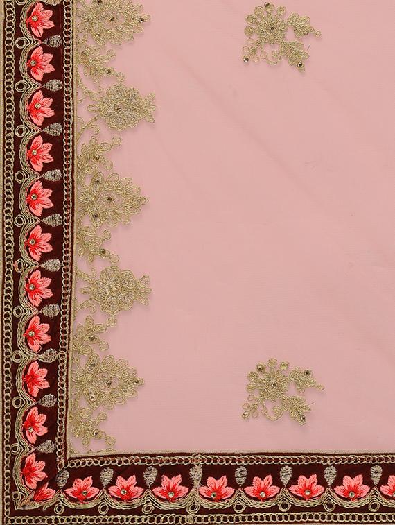embroidered flared lehenga - 16287469 - Zoom Image - 5