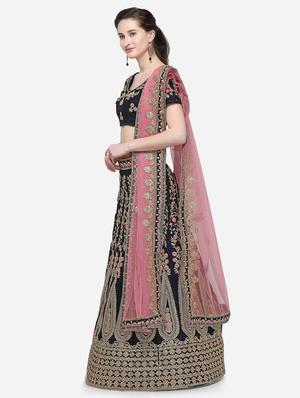 embroidered flared lehenga - 16287470 - Standard Image - 2