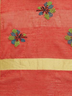 Zari embroidered dupatta - 16287627 - Standard Image - 2